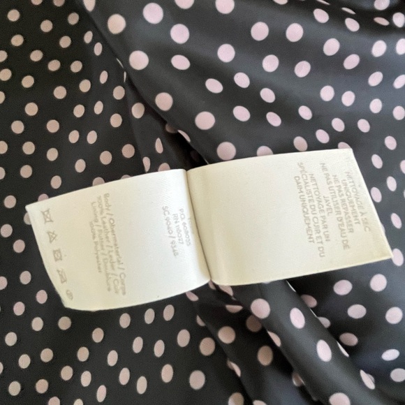 Boden Morleigh Jacket Black Leather EUC Biker Moto Zippers Cropped UK 10 - Picture 9 of 16